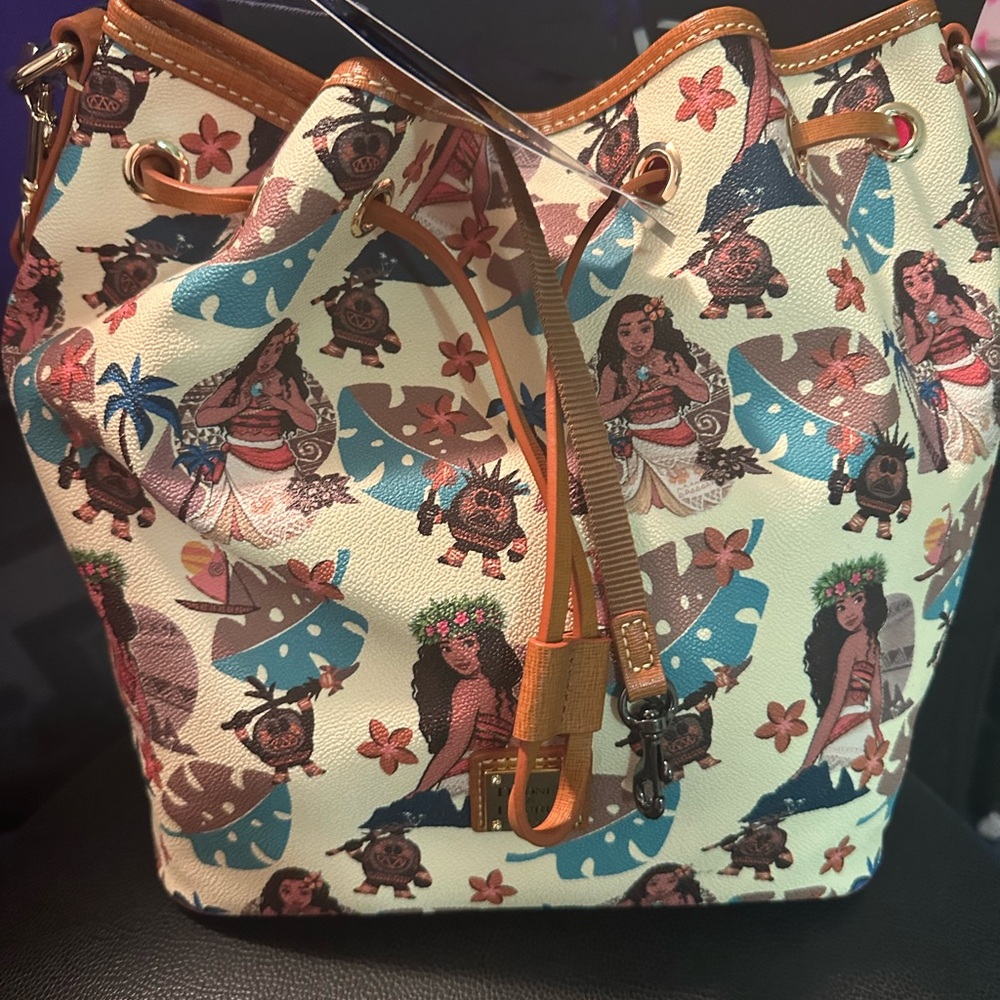 Dooney & Bourke Moana Print Crossbody Bag - Cream and Tan